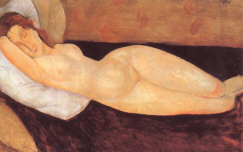 Amedeo Modigliani nude witb necklace